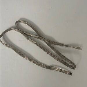 Alessandro Dell’Aqua Thin Silver Belt